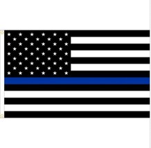 USA Premium Store 3 PCS Blue Lives Matter Police USA American Thin Blue Line 3x5 - £26.30 GBP