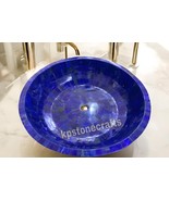 Blue Lapis Lazuli Wash Basin | Stone Hand Wash Sink | Luxurious Bathroom... - $24,710.63 MXN