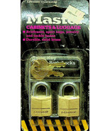 Master Locks Brand - Cabinets &amp; Luggage Locks (2) - #120-T - New - $24.30