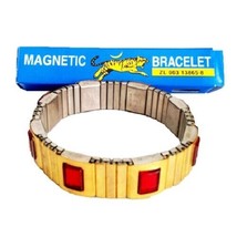 Acupressure Magnetic Pressure Bracelet Gents Wrist Band Magnetic Bracele... - £20.93 GBP