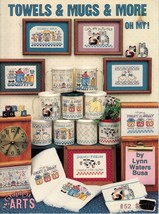 Cross Stitch Towels Mugs Frames Pillow Clock Cats Baby Noah&#39;s Ark PATTERN - $10.99