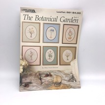Vintage Cross Stitch Patterns, Botanical Garden Book 4, Leisure Arts Lea... - $8.80