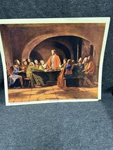 The Last Supper Wc Co Tyrone Pa Vintage Religious Print 9”x11” - £8.86 GBP