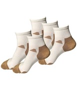 5 Pair Womens Mid Cut Ankle Quarter Athletic Casual Sport Cotton Socks S... - £10.19 GBP