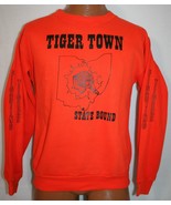 Vintage 80s RUSSELL ATHELETIC Orange TIGER TOWN SWEATSHIRT M Fighting Ti... - $647.56 MXN