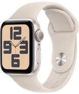 Apple Watch SE (2nd Gen) [GPS 40mm] Smartwatch with Starlight Aluminum C... - £274.68 GBP