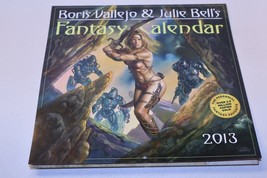 Boris Vallejo &amp; Julie Bell&#39;s 2013 Fantasy Calendar-Opened but Unused/No ... - £7.79 GBP