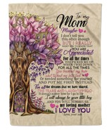 Personalized Blanket Gift for Mom From Son Fleece Sherpa Blankets For Ch... - £28.19 GBP+