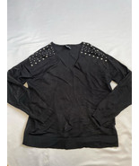 MSRP $100 Inc International Concepts Studded Sweater Black Size Medium (... - €16,50 EUR