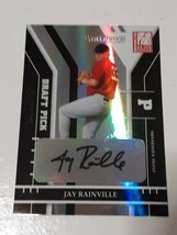 Jay Rainville Minnesota Twins 2004 Donruss Elite Certified Autograph Card #319 - £3.88 GBP