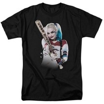 Dc Comics Suicide Squad, Harley Quinn Bat At You Black T-Shirt New Unworn - £11.98 GBP