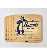 6 Vintage Hamm&#39;s Beer Coasters - $37.99 CAD