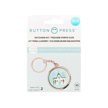 Button Press Keychain Kit, Makes 3, 1.45 Inch, 37 Mm, Easy To Use, Diy C... - £10.23 GBP