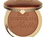 Too Faced Chocolate Soleil Matte Bronzer Dark Chocolate brand new free s... - $23.26