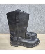 Red Wing Shoes Pecos Style Black  Pull On Boots 1192 Men's Size 8 B - $148.49