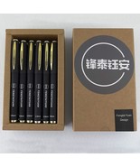 Fengtaiyuan 038P18, Gel Ink Rollerball Pens, Black Ink, Ultra Fine, 18Pa... - £31.08 GBP