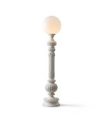 French Baroque Floor Lamp with Hand-Carved Column Base, Luxury Villa Liv... - $33,253.91 MXN