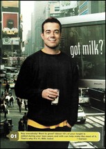 Talk Show Host Carson Daly 2000 Got Milk ad 8 x 11 advertisement print - $4.23