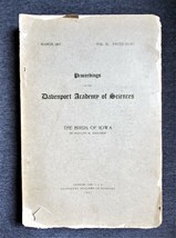Proceedings of the Davenport Academy of Sciences - The Birds of Iowa (1907) - £9.85 GBP
