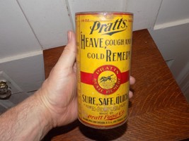 Vintage Pratt’s Heave , Cough, and Cold Remedy 14 OZ unopened package - $64.35