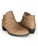 NWT BareTraps Nobalee Size 8 Brown Comfy Ankle Boots NEW MSRP $99 - £35.39 GBP