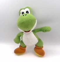 Super Mario Bros Green Yoshi Plush Stuffed Animal Nintendo Toy Collectible 10 in - £7.10 GBP