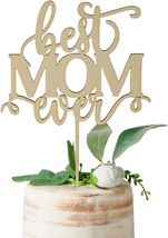 Wlropted Happy Mother's Day Wooden Cake Topper Best Mom Party Decor - €3,00 EUR Wlropted Happy Mother's Day Wooden Cake Topper Best Mom Party Decor - €3,00 EUR