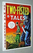 Rare 1970s EC Comics Two-Fisted Tales 20 US Army war comic book cover art poster - £23.35 GBP