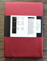 St Geneve Capri King Pillowcase Pair - Carmine Red - GIZA Egyptian Cotton - $148.05 CAD