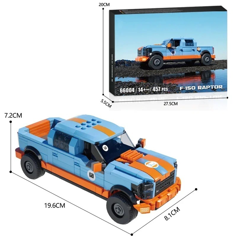 457PCS F-150 Pickup Truck Building Blocks Freight Truck Model Car Bricks  - $32.99