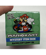 NEW Mario Kart Mystery Item Box Racing Cup Candy Tin Collectible Nintendo
