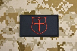 NSWDG Gold Squadron Crusader Shield Patch Black/Red DEVGRU SEAL Team 6 I... - $7.66