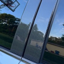 For 11-14 Acura TSX Sport Wagon Real Carbon Fiber Black Pillar Post Window Trim - $87.99