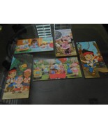 Lot 5 loose Disney puzzles in bags  12 big pcs Minnie Mouse Doc Mcstuffins Ja - £7.39 GBP