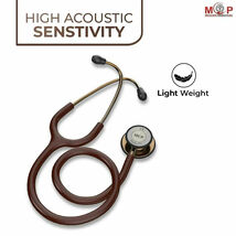 Copper-Finish MCP Cardio 3 Monitoring Stethoscope, Chest piece, Chocolat... - $24.68