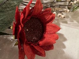4 Large Sunflower and Berry Stems image 2