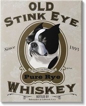 Old Stink Eye Whiskey Vintage Pet Dog Advertisement, Design By Brian Rubenacker  - $40.99