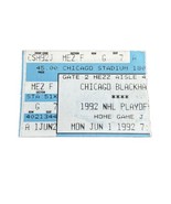 1992 Stanley Cup Final GM 4 Clincher Ticket Stub Pittsburgh Chicago Lemi... - $425.00