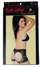 NEW WOMEN&#39;S FULLNESS BUTT BOOSTER LIFTER SHAPER BOY SHORT PANTY BEIGE #8077 - $17.84