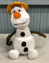 Disney Frozen 13&quot; Animated Talking Singing Olaf Snowman Plush SEE VIDEO - £13.90 GBP