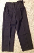 Avon 1980s Black Ladies Pants Slacks Size 11/12 Made in USA Cotton Blend... - £6.25 GBP