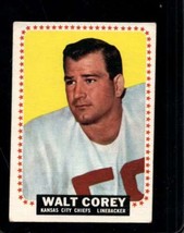 1964 TOPPS #95 WALT COREY VG (RC) CHIEFS *X109733 - $2.70