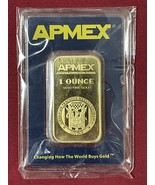 Gold Bar APMEX 1 Ounce Fine Gold 999.9 In Sealed Assay - £1,678.33 GBP