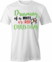 White Or Red Xmas T Shirt Tee Short-Sleeved Cotton Clothing Christmas S1WCA246 - £16.28 GBP+