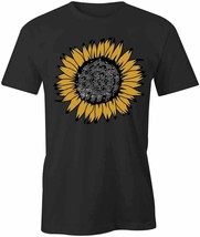 Sunflower T Shirt Tee Short-Sleeved Cotton Flower Floral Clothing S1BSA584 - £14.05 GBP+