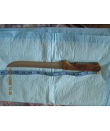 Farberware Stainless Steel 7&quot; Blade Wood Handle Brass Rivets Carving Kni... - $12.33 CAD