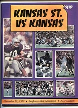 Kansas State vs Kansas Football Program 11-18-1978-- - £40.80 GBP