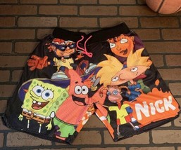 Nickelod EAN All Over Headgear Classics Basketball Shorts ~Never Worn~ M 3XL - £40.40 GBP+