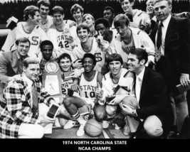 1974 NC STATE 8X10 TEAM PHOTO NORTH CAROLINA WOLFPACK  BASKETBALL NCAA C... - $4.94