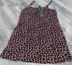 Wild Fable Black Floral Dress Size Medium NWT - £5.19 GBP